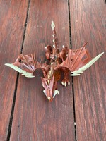 Dinoszaurusz játékfigura. Új! Unokám gyűjtötte. Mérete:  29 cm széles.Szárnya, lába,feje mozog.