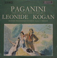 Paganini-Kogan,Nebolsine - Concerto N° 1 Pour Violon Et Orchestre En Ré Majeur, Opus 6 (LP, RE)