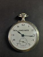 Swiss Pocket Watch Silver, 900 Silver Longines Pocket Watch