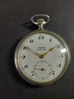 Swiss Pocket Watch Alpina Albert Böbel,Dupla Fedeles Zsebóra,Óra.