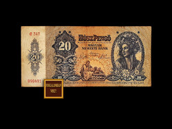20 PENGŐ - 1941 - HÁBORÚ ELŐTTI SOROZAT 4. TAGJA