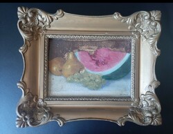 Old Picture Frame and Painting