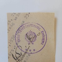 D204157 Járási Rendőrkapitányság Kunhegyes  -1958  Rendőrség -dokumentumból kivágva
