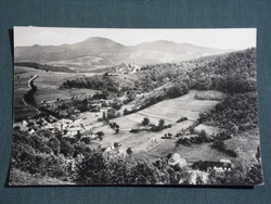 Képeslap,Sátorhegy,Sátoraljaújhely látkép,részlet, 1961-