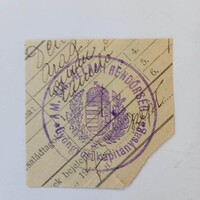 D204173  Rendőrség  -M.kir. Állami Rendőrség  GYÖNGYÖS i  kapitánysága 1927 -dokumentumból kivágva