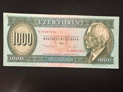 1000 forint 1993. "D"., VF+!!  NAGYON SZÉP!!  RITKA!!