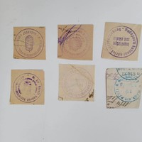 D204237 Katonai Parancsnokság - Honvéd - bélyegzések  1884-1940 -dokumentumokból kivágva