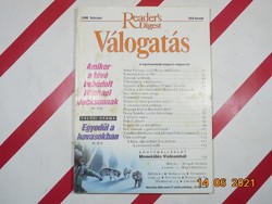 Régi retro Reader's Digest Válogatás újság magazin 1996. február - Ajándékba születésnapra