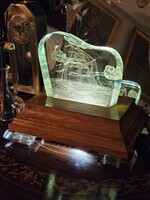 Beautiful table lamp with boat design (veilleuse)