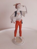 Hollóházi Lúdas Matyi Porcelánfigura