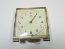 Retro old clock alarm clock UMF Ruhla brand German-made