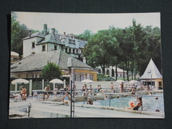 Postcard, Sikonda, spa, beach, pool view, detail, 1971-