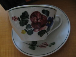 Retro Lilien porcelán teás szettek, Alpenflora Josefine