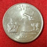 2004 Florida emlék USA negyed dollár " Szövetségi Államok" sorozat (250)