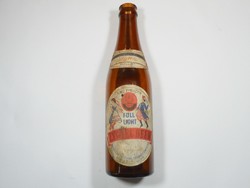 Retro Glass Bottle Agros Warszawa Zywiec Beer - Polish Manufacture