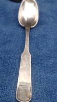 Antique silver 800 jezler mocha spoon, the factory was founded in 1822, Zurich