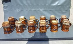 Zsolnay korsó készlet 12 db