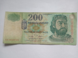 Szép 200 Forint 2003 FA betűjel !!