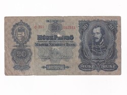 Második sorozat (1927-1932) 20 Pengő bankjegy 1930