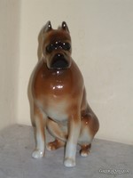 RITKA ROYAL DUX  PORCELÁN  BOXER KUTYA.