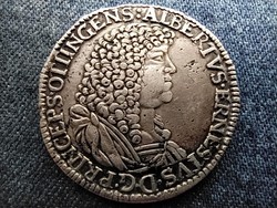 Német Államok I. Albert (1642-1683) ezüst 60 krajcár (2/3 tallér) 1674
