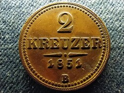 Ausztria Ferenc József (1848-1916) 2 Krajcár 1851 B