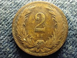 Magyarország I. Ferenc József (1848-1916) 2 Fillér 1899 KB