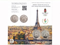 Magyarország XXXIII. Nyári Olimpiai és XVII. Nyári Paralimpiai Játékok .925 Ezüst 15000 Forint 2024