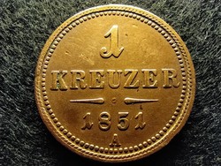 Ausztria Ferenc József 1 Krajcár 1851 A