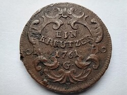 Ausztria I. (Lotaringiai) Ferenc (1745-1765) 1 Krajcár 1761