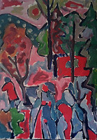 Cs. Németh Miklós: Ősz, erdő, szerelem... 70x100 cm