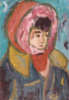 Németh Miklós: Sapkában, kabátban, 1967