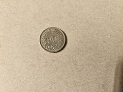 1965-ös 20 Rappen , Svájc