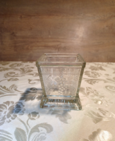 GRAPE PATTERN GLASS PLANTER (11)