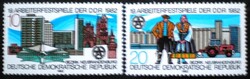 ND2706-7 / NDK 1982 19. Munkafesztivál Neu-Brandenburgban bélyegsor postatiszta