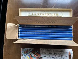 NOS !!! Staedtler MARS-CHROMA Kék Színes Ceruza 1945-1948 !!!