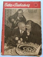 1956 április 4  /  Béke és Szabadság  /  Újság - Magyar / Hetilap. Ssz.:  28837