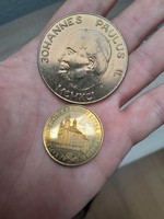 Johannes Paulus II. , SEDLECI OSSZÁRIUM emlékérmek (2 db)