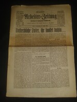 1927.07.21. Arbeiter Zeitung ( A bécsi Igazságügyi Palota 1927-es tűzgyújtása )