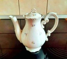 Zsolnay porcelán pajzspecsétes kávéskanna