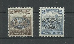 1919.- Román megszállás 20 és 25 fillér - Arató - MNH/**