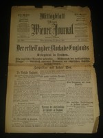 1915.02.18. Wiener Journal ( I. VH. Anglia elleni német tengeralattjáró-háború kezdete )