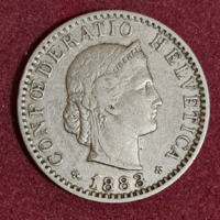 1883  Svájc 20 Rappen (357)