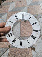 Antik Biedermeier asztali fali óra szàmlap zomànc antik 1800-as évek.1,2,3 súlyos óràhoz stb...
