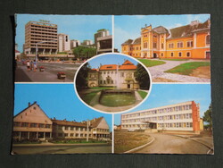 Képeslap,Salgótarján,Szécsény,Rétság,Pásztó,Balassagyarmat,Nógrád megye mozaik, 1984-