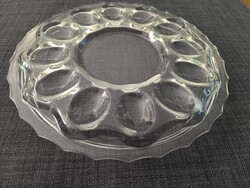 Üveg tálaló, tojáshoz