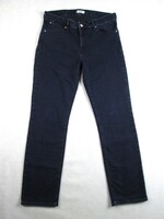EREDETI WRANGLER STRAIGHT (W31 / L30) NŐI SZTRECCSES SÖTÉTKÉK FARMERNADRÁG