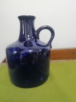Retro kerámia füles dísz kancsó - váza
