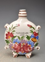 Városlődi kulacs, kézifestés. 14 cm. Jelzett. Ajándéknak !!