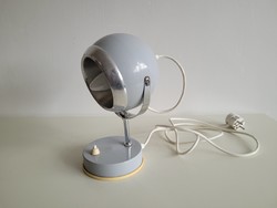 Retro eye ball Szarvasi gömb lámpa mid century space age